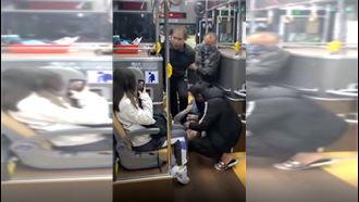 酒駕男擋公車還衝上車大鬧　慘遭駕駛壓地