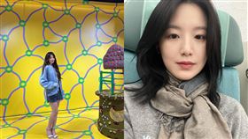  舒華二月底返台被同班機網友巧遇。（圖／翻攝自Dcard）