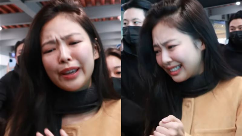Jennie表情逐漸母湯...受傷畫面全被拍