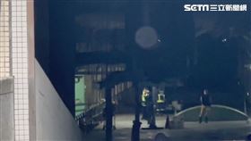 北市迪化污水處理廠發生包商跌落沉澱池意外。（圖／翻攝畫面）