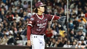 ▲讀賣巨人、樂天桃猿交流賽，樂天投手陳柏豪。（圖／記者劉彥池攝影）