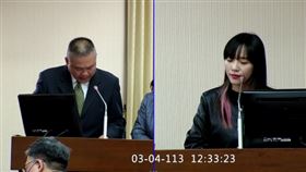 黃捷 周美伍。（翻攝立法院IVOD）