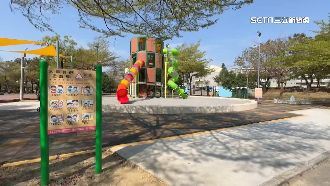台南公園設施高度漸低　女童未注意撞破頭