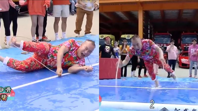 竹北吊車大王大集合跳繩重摔3次！媽笑翻