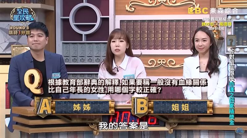到底是姊姊還姐姐？答案曝光29萬人都答錯