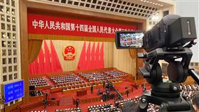 中國人大舉行開幕式中國人大5日舉行開幕式，中國國務院總理李強進行首次政府工作報告。中央社記者呂佳蓉北京攝  113年3月5日