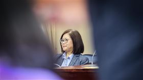 金門快艇案  管碧玲立院專題報告（2）中國快艇翻覆案釀2死，立法院內政委員會4日邀請海洋委員會主委管碧玲（圖）等人進行報告。中央社記者鄭清元攝  113年3月4日