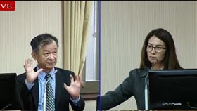陸委會主委邱太三今（6）日走立法院內政委員會就「赴陸旅遊團停招：決策過程與後續影響評估」進行專題報告並備質詢，圖右為無黨籍立委高金素梅。（圖／翻攝立法院IVOD）