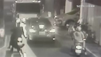 小巷會車衝突　拖吊車駕駛開廣播器開罵