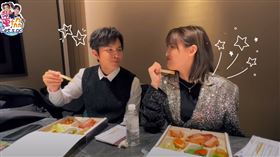 夏宇童（右）孫協志主持天后闆妹尾牙（圖／翻攝自YT）