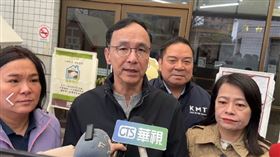 朱立倫出席金門新春團拜暨感恩茶會。(圖/國民黨提供)