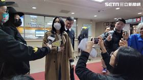 ▲陳綺貞2度被傳喚出庭，庭後哽咽。（圖／記者楊佩琪攝）