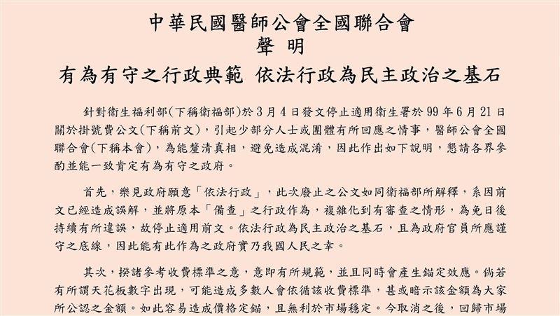 取消掛號費上限惹議？醫界挺政府有為有守