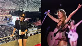 劉嘉玲赴新加坡看泰勒絲時代巡迴演唱會。（圖／翻攝自IG）