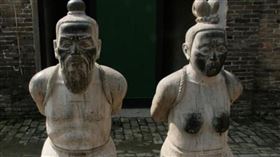 ▲秦檜夫妻跪像（圖／翻攝自百度百科）