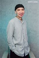 作家H三立新聞網專訪。（圖／記者楊澍攝影）