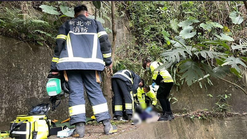 新北男掃墓跌落山坡　頭部重創送醫不治