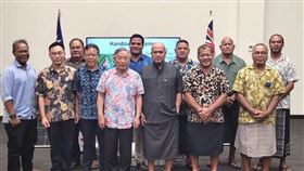 總統特使田中光會晤吐國總理及新政府內閣閣員。（圖／外交部提供）