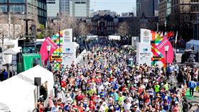 ▲2024年東京馬拉松，69歲男跑者不幸在過程中跌倒死亡意外。（圖／翻攝自東京馬拉松X平台）

