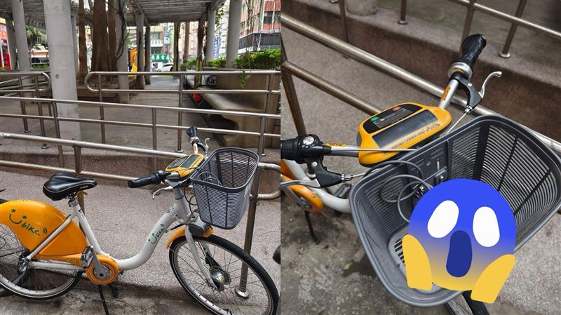 Ubike籃子驚見一把槍　網歪樓：去領就有