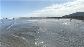 外澳沙灘。地圖