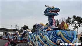 龍抬頭，2024台灣燈會，花燈，屬龍，青龍年（圖／記者藍詩孟攝影）