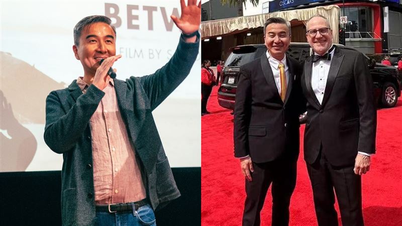 奧斯卡／金門導演江松長　攜同性伴侶亮相