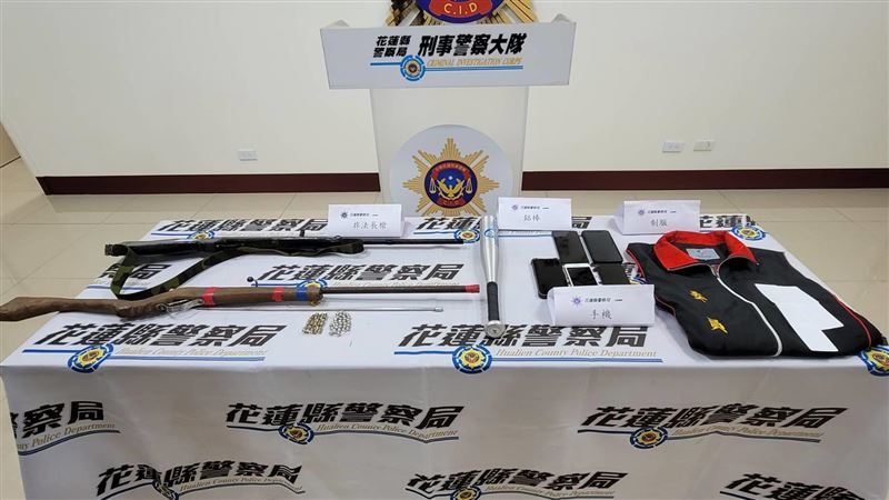 花蓮刑大連續征討！肅槍掃黑逮6人送辦