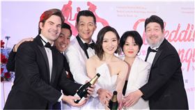 閻奕格、苗可麗、羅北安、聶雲出席《囍宴》售票記者會。（圖／記者鄭孟晃攝影）