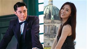 霍建華、謝盈萱（圖／八大提供、翻攝自謝盈萱臉書）