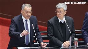 行政院長陳建仁，國防部長邱國正。（圖／記者邱榮吉攝影)