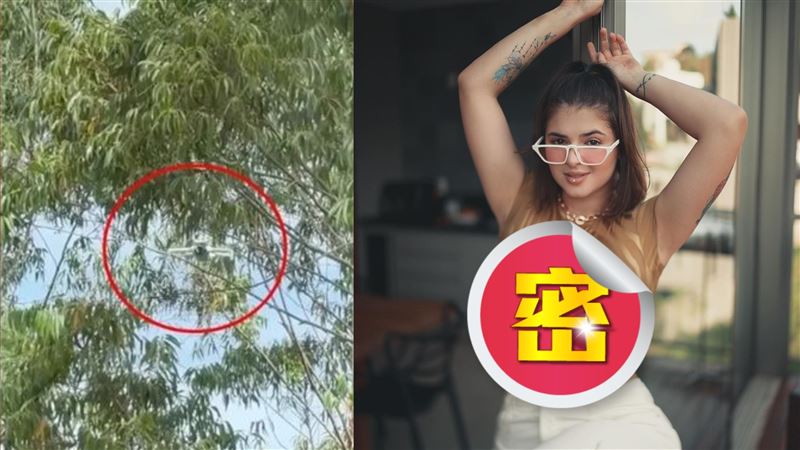 百萬網紅浴室洗澡　驚見窗外無人機偷拍！