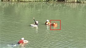 釣客,新北,釣竿,跳河,漂浮