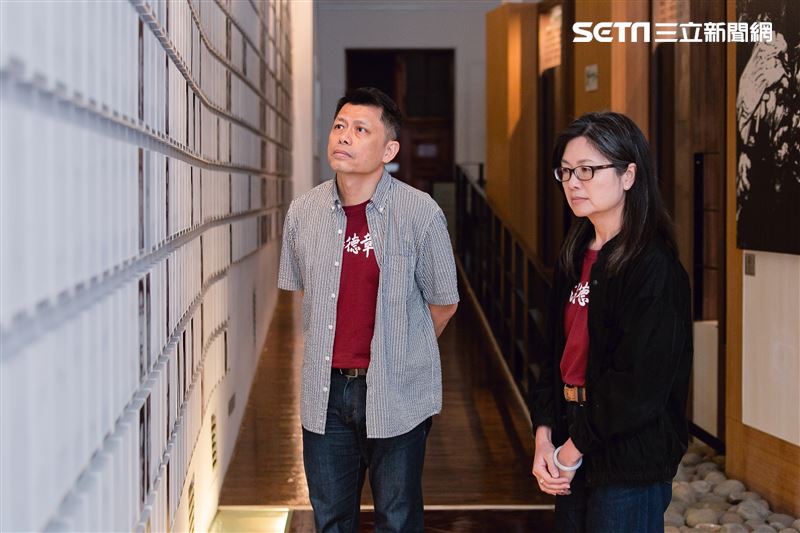 《尋找湯德章》導演黃銘正、連楨惠三立新聞網專訪。（圖／記者楊澍攝影）