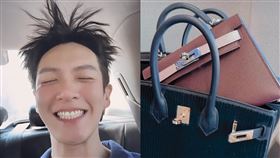 柯震東、愛馬仕包。（圖／翻攝自柯震東、程穎婕IG）
