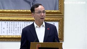 朱立倫出席國民黨立法院第十一屆第一會期黨團幹部佈達授證典禮。（圖／記者陳怡潔攝影）