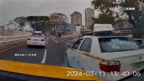 駕駛控被教練車「夾殺」　沒打方向燈、車道突停險撞