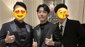 蔡凡熙（中）、鈴木亮平、松永大司相見歡。（圖／好工作娛樂提供）