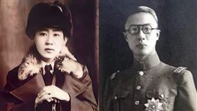 ▲川島芳子與末代皇帝溥儀。（圖／翻攝自百度百科）