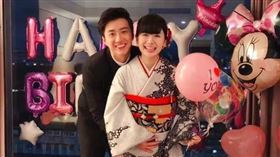 福原愛,江宏傑。翻攝自臉書