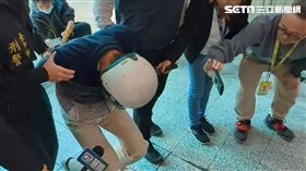 台中，撞死29歲中科工程師，嫌犯41歲李男，移送哭到一度腿軟，一直說對不起(圖／翻攝畫面)