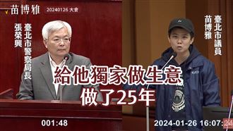 爆25年獨家肥約！苗博雅：北市像流油流湯