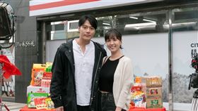  宋偉恩、魏蔓、庹宗華、張睿家、黃薇渟、王滿嬌、安俊朋出席《血拾人生》開鏡。（圖／大愛提供）