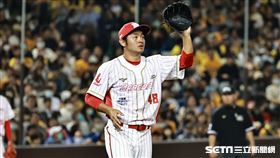 ▲中華職棒35年熱身賽，味全龍第四任投手林逸達。（圖／記者劉彥池攝影）