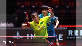 鄭怡靜／李昱諄收下新加坡大滿貫女雙亞軍。（資料圖／翻攝自WTT官網）