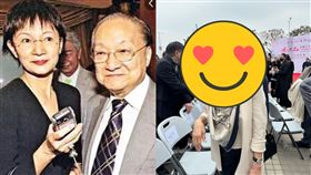 ▲金庸，林樂怡。（圖／翻攝自微博）