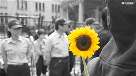 太陽花學運,318學運,318,太陽花,學運,林飛帆,陳為廷,總統府,凱道,遊行 (林敬旻攝)