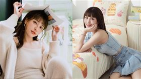  峮峮過去總以短髮造型亮相，突然把頭髮改成大波浪長髮。（圖／翻攝自qun_04 IG）