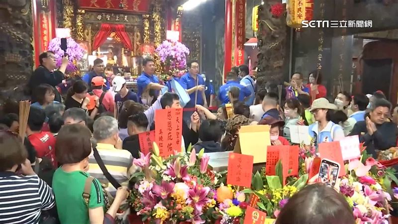 女神結伴同行！山邊媽合轎前循古禮先遊庄