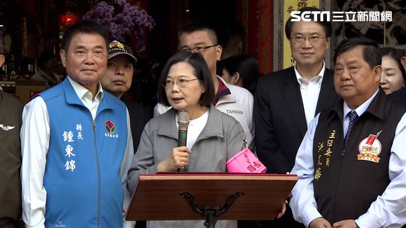 白沙屯媽祖將起駕進香　蔡英文淨轎並參拜